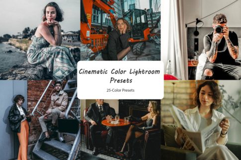 Обложка набора пресетов Cinematic Color для Lightroom