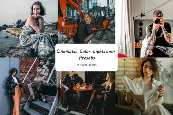 Обложка набора пресетов Cinematic Color для Lightroom