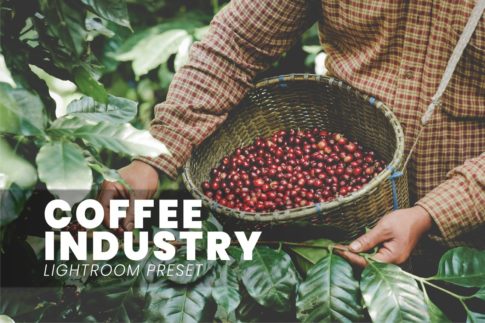 Обложка набора пресетов Coffee Industry для Lightroom