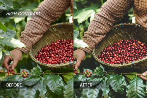 Пример обработки фото пресетом Coffee Industry в Lightroom, кадр 4