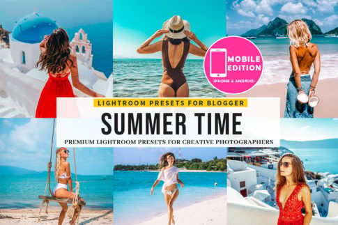 Обложка набора пресетов Summer time для Lightroom