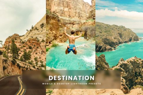 Обложка набора пресетов Destination для Lightroom