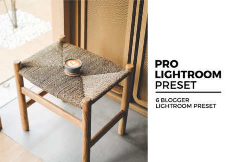 Обложка набора пресетов 6 for Blogger для Lightroom