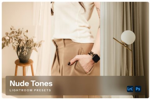 Обложка набора пресетов Nude Tones для Lightroom