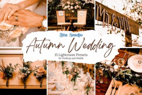 Обложка набора пресетов Autumn Wedding для Lightroom