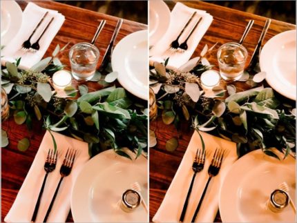 Пример обработки фото пресетом Autumn Wedding в Lightroom, кадр 4
