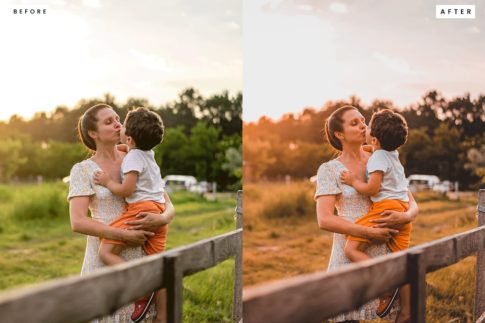 Пример обработки фото пресетом Memories в Lightroom, кадр 2