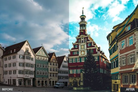 Пример обработки фото пресетом for Landscape Photography в Lightroom, кадр 14