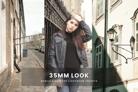 Обложка набора пресетов 35mm Look для Lightroom