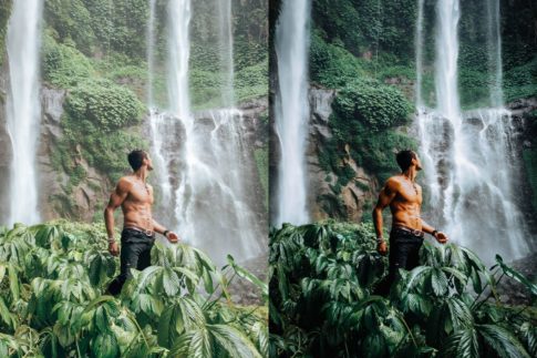 Пример обработки фото пресетом Balinfornia Nature of Bali в Lightroom, кадр 4