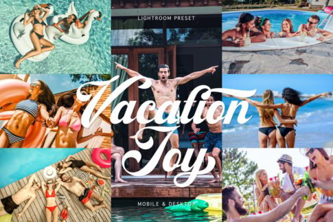 Обложка набора пресетов Vacation Joy для Lightroom