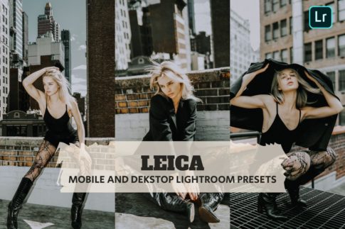 Обложка набора пресеты с характером плёнки leica для фото и мобильных снимков