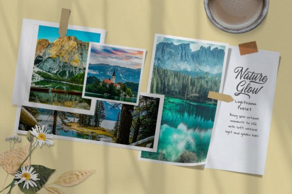 Обложка набора пресетов Nature Glow для Lightroom
