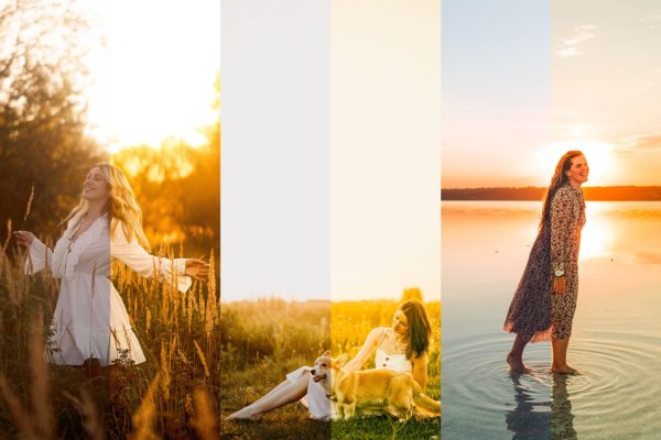 Пример обработки фото пресетом Sunset Radiance в Lightroom, кадр 1