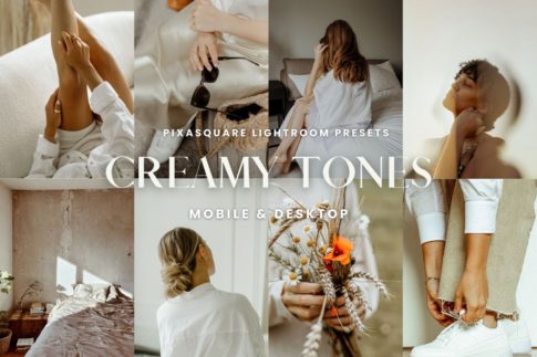 Обложка набора пресетов Creamy Tones для Lightroom