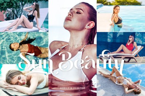Обложка набора пресетов Sun Beauty для Lightroom