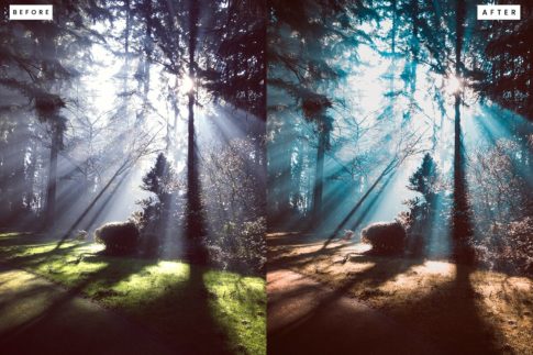 Пример обработки фото пресетом Realistic Rays в Lightroom, кадр 2