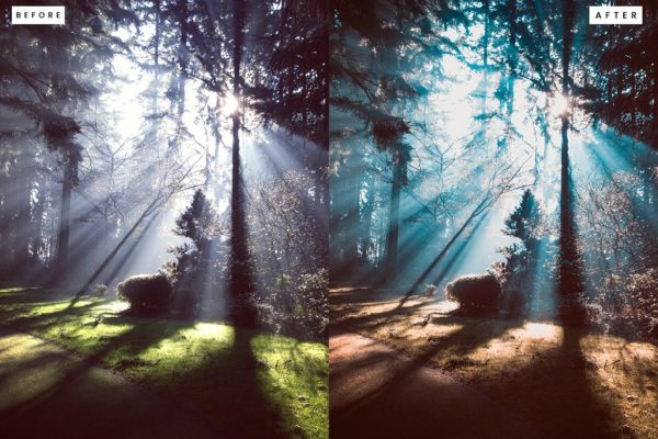 Пример обработки фото пресетом Realistic Rays в Lightroom, кадр 2