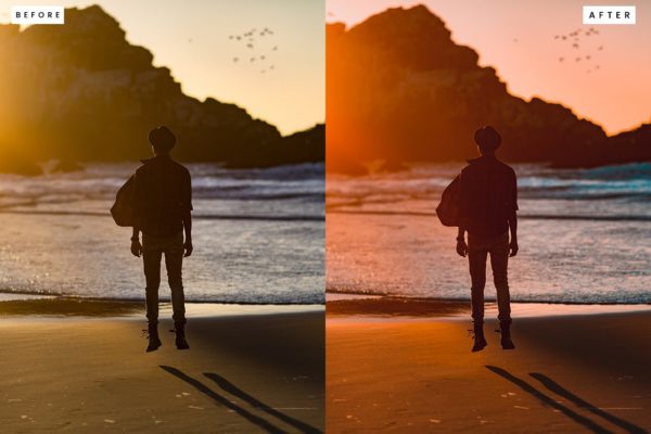 Пример обработки фото пресетом Realistic Rays в Lightroom, кадр 3