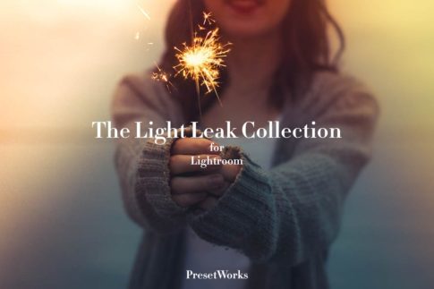 Обложка набора пресетов Essential Light Leak для Lightroom