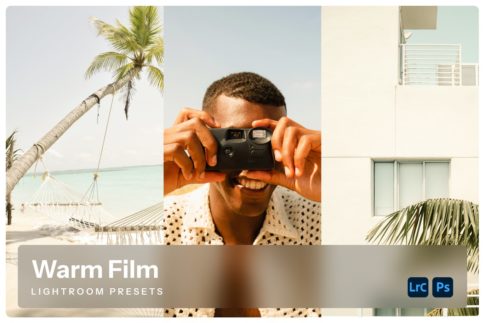 Обложка набора пресетов Warm Film для Lightroom