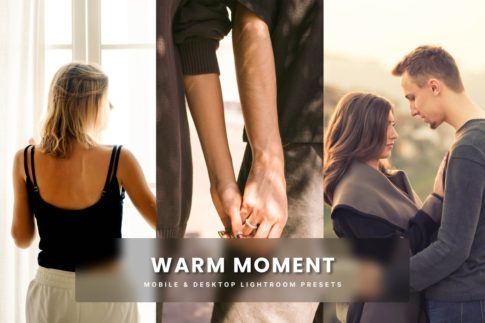 Обложка набора пресетов Warm Moment для Lightroom