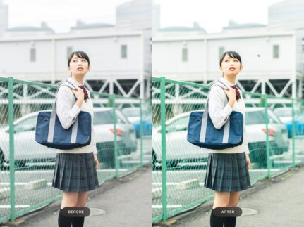 Пример обработки фото пресетом Tokyo Film в Lightroom, кадр 1