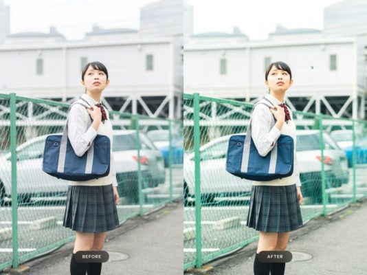Пример обработки фото пресетом Tokyo Film в Lightroom, кадр 1