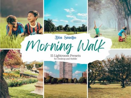 Пример обработки фото пресетом Morning Walk в Lightroom, кадр 1