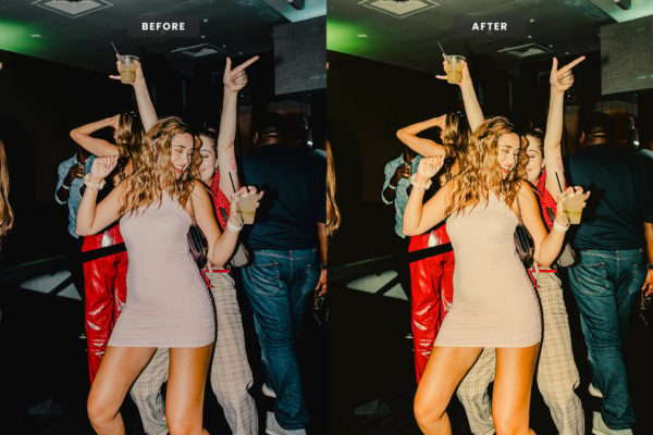 Пример обработки фото пресетом Party в Lightroom, кадр 1