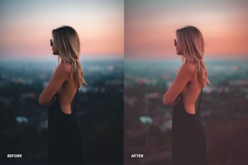 Пример обработки фото пресетом Sunset в Lightroom, кадр 3