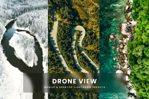 Обложка набора пресетов Drone View для Lightroom