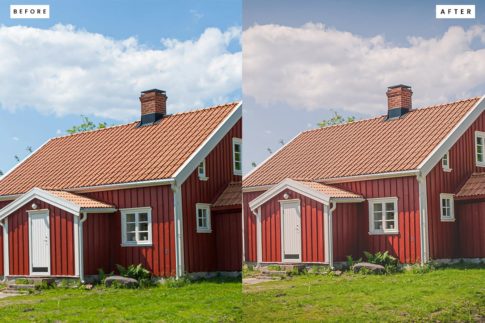 Пример обработки фото пресетом Farmhouse в Lightroom, кадр 2
