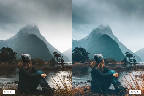 Пример обработки фото пресетом Wanderlust в Lightroom, кадр 1