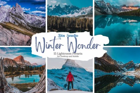 Обложка набора пресетов Winter Wonder для Lightroom