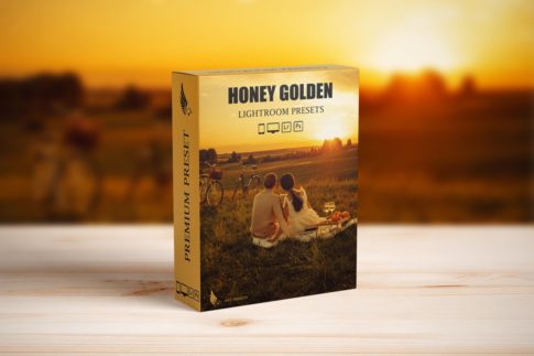 Обложка набора пресетов Cinematic Golden Sunset Hour для Lightroom