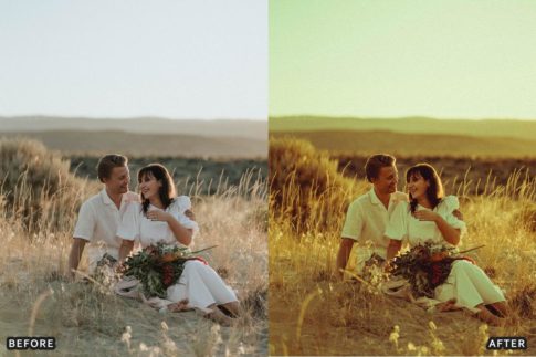 Пример обработки фото пресетом Cinematic Golden Sunset Hour в Lightroom, кадр 15