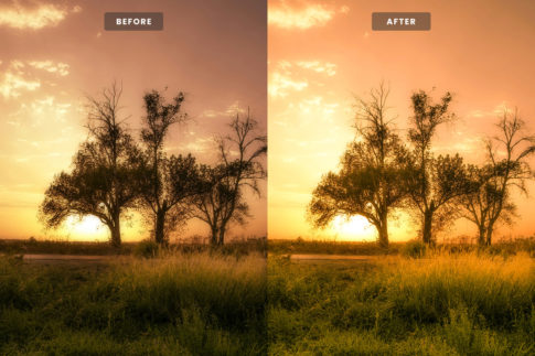 Пример обработки фото пресетом Golden Hour в Lightroom, кадр 3