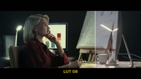 Кадр видео после цветокоррекции LUT для плёнка вариант 3