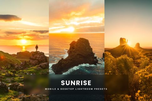 Обложка набора пресетов Sunrise для Lightroom