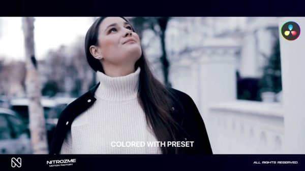 Кадр видео после цветокоррекции LUT для кино вариант 6