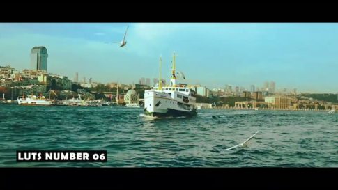 Кадр видео после цветокоррекции LUT для ретро вариант 5