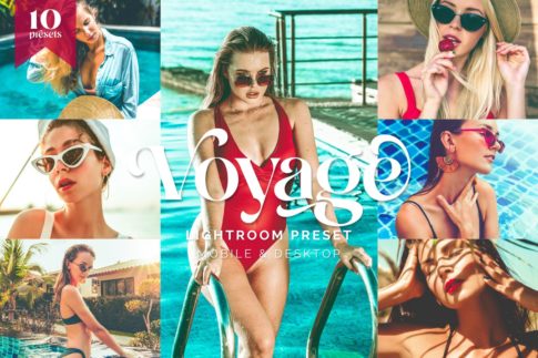 Обложка набора пресетов Voyage Retro Summer Tones TW для Lightroom