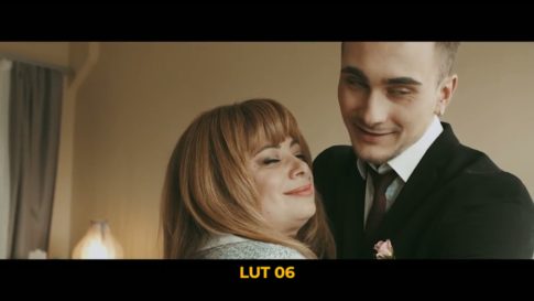 Кадр видео после цветокоррекции LUT для свадьба вариант 6