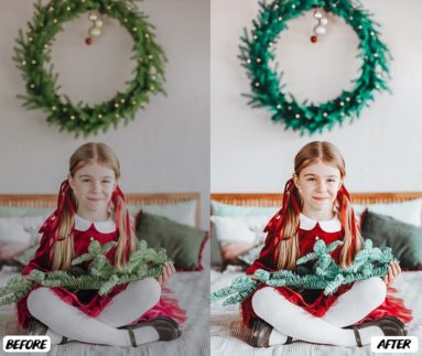 Пример обработки фото пресетом Christmas в Lightroom, кадр 4