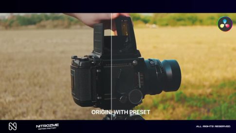Кадр видео после цветокоррекции LUT для кино вариант 2