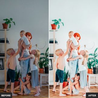 Пример обработки фото пресетом Family в Lightroom, кадр 2