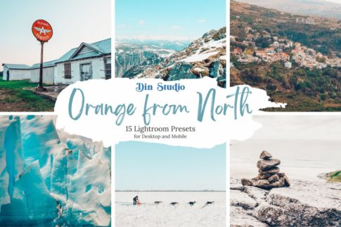 Обложка набора пресетов Orange From North для Lightroom