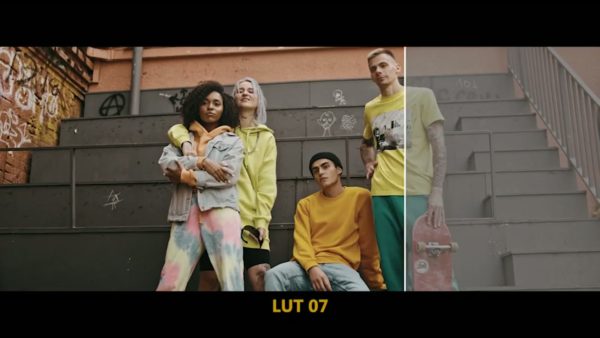 Кадр видео после цветокоррекции LUT для slog3 вариант 3