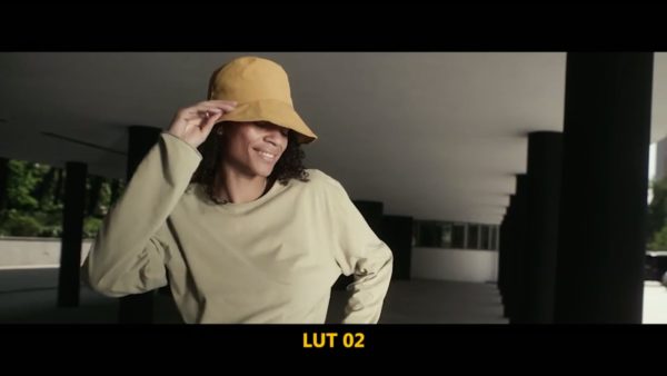 Кадр видео после цветокоррекции LUT для slog3 вариант 4
